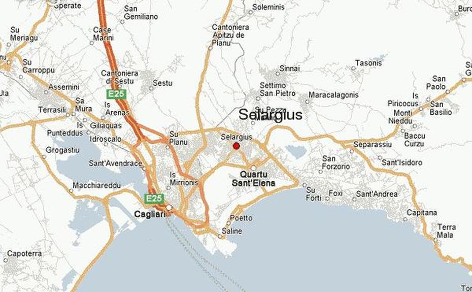 Selargius Location Guide, Selargius, Italy, Italy  To Print, Italy  English