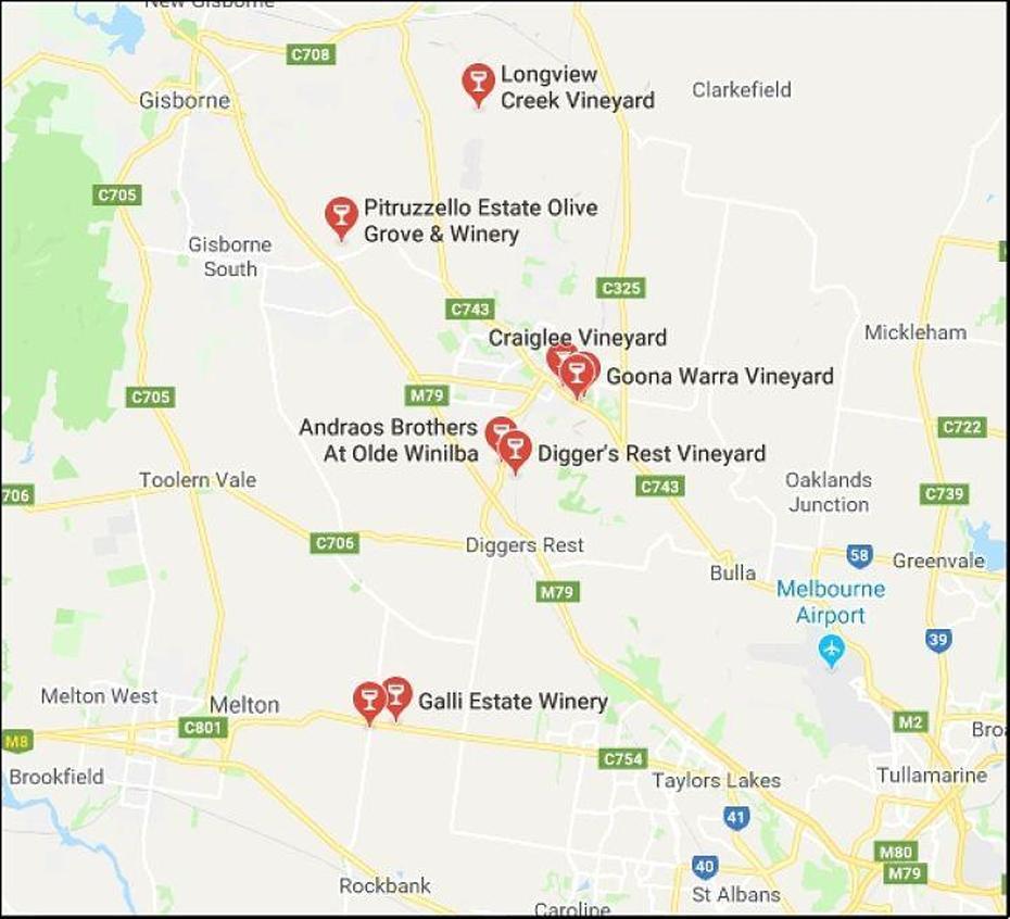 Sunbury Wine Region – Wineries, Vineyards, Wine, Winery Tour Maps …, Sunbury, Australia, Goulburn River  National Park, Of Goulburn And Surrounding Areas