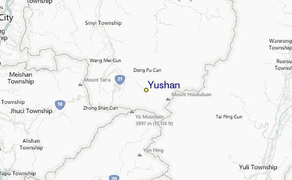 Yushan Ski Resort Guide, Lagenkarte Yushan Ski- Urlaub Unterkunft, Yushan, China, Mountain City Shanxi China, Changshu China