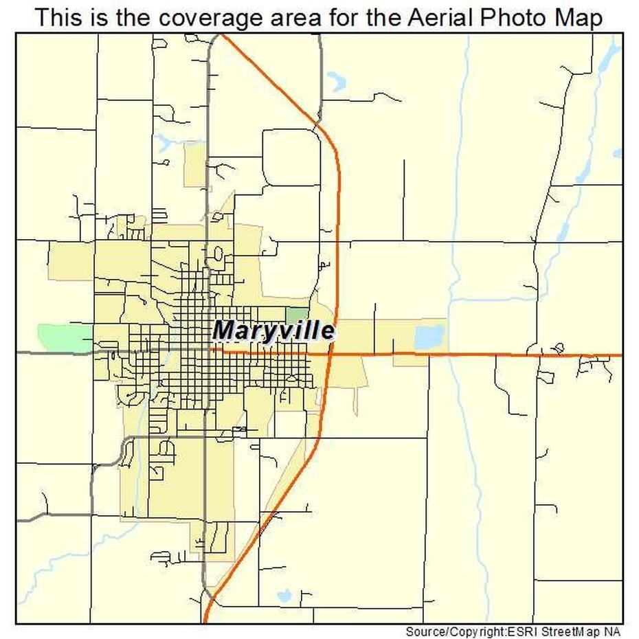 Aerial Photography Map Of Maryville, Mo Missouri, Maryville, United States, Maryville Tennessee, Maryville Tn City Limits