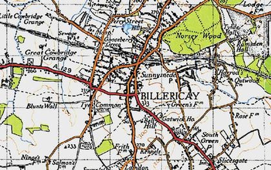 Billericay Photos, Maps, Books, Memories – Francis Frith, Billericay, United Kingdom, Grand Union Canal, Hailsham  England