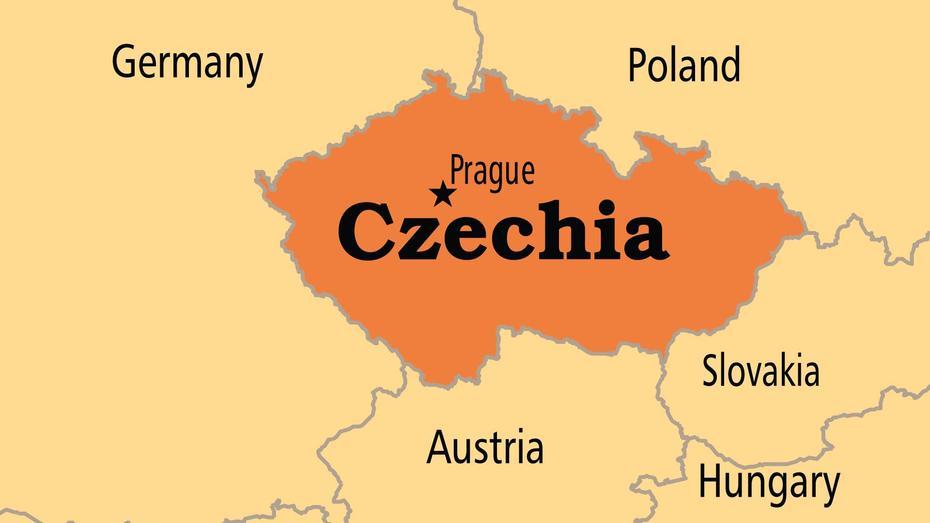 Czech Republic  With Cities, Czech Republic  Outline, Czechia, Třinec, Czechia