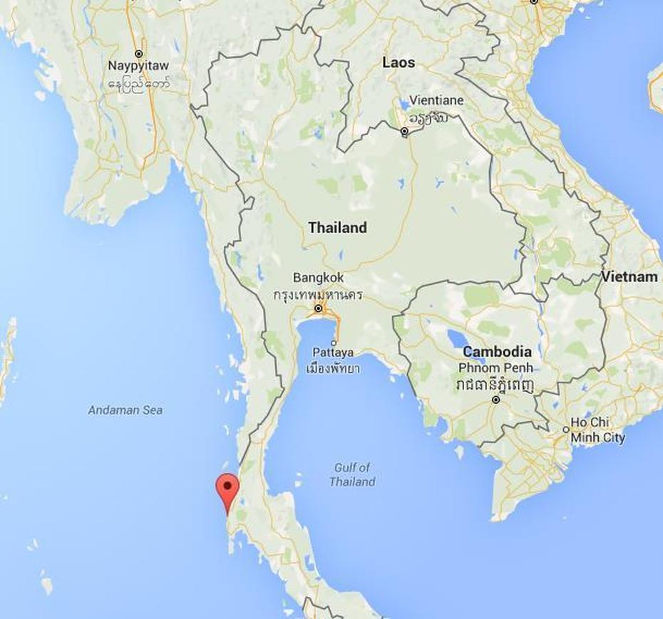 Where Is Khao Lak On Map Thailand, Ban Wat Lak Hok, Thailand, Ban Wat Lak Hok, Thailand