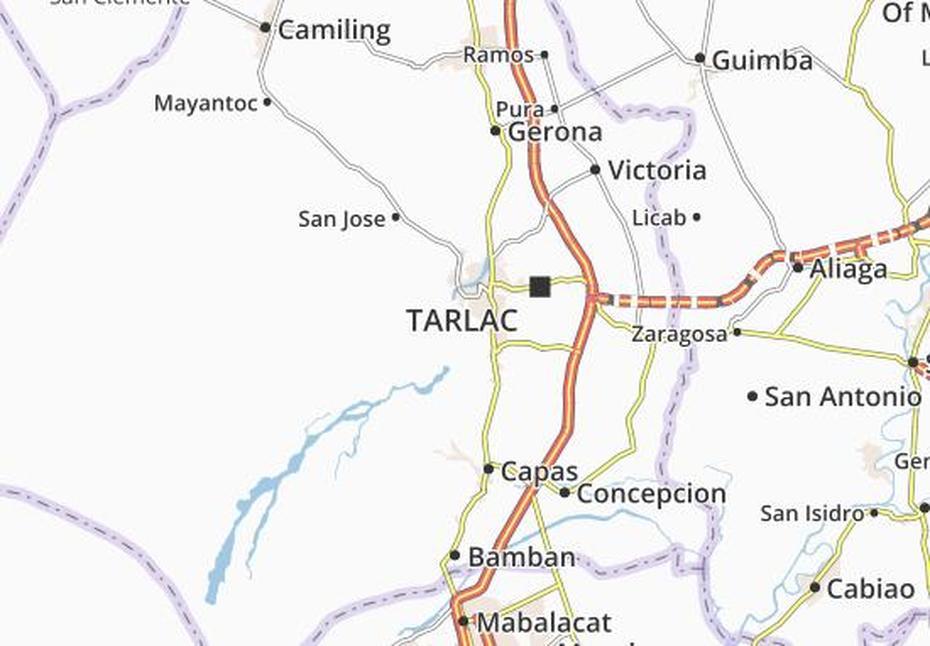 Michelin San Jose De Urquico Map – Viamichelin, San Jose De Urquico, Philippines, San Jose Tarlac, San Fernando Philippines