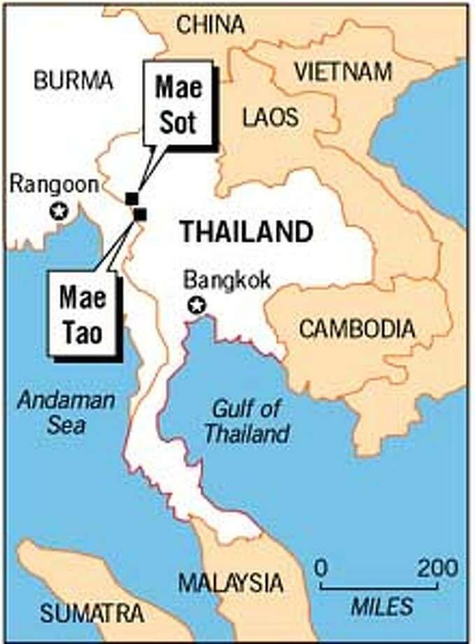 Pattaya Thailand, Tak Thailand, Burmese Refugees, Mae Sot, Thailand