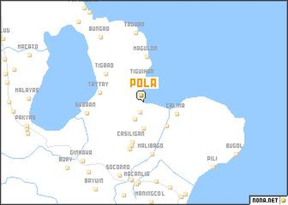 Pola (Philippines) Map – Nona, Pola, Philippines, Physical  Location, Santa Pola