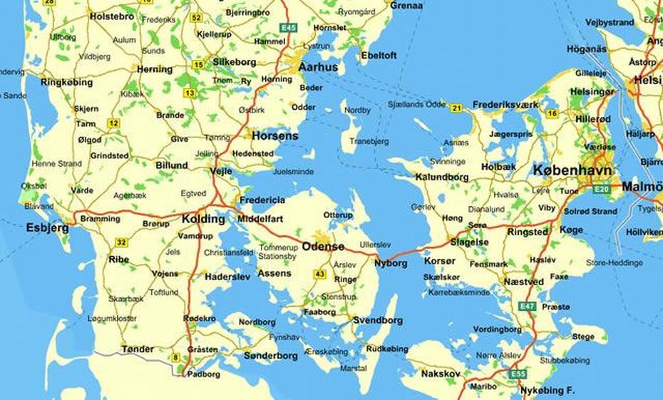 Sonderborg Map And Sonderborg Satellite Image, Sønderborg, Denmark, Denmark Train, Soenderborg