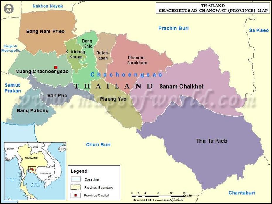 Thailand Provinces, Pathum Thani, Chachoengsao Province, Chachoengsao, Thailand