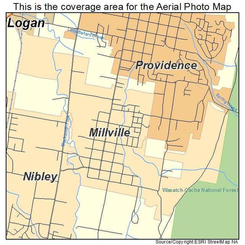 Aerial Photography Map Of Millville, Ut Utah, Millville, United States, Millville Nj, Millville Pa