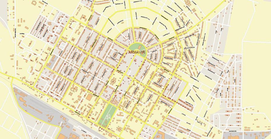 Armavir Province Armenia Map Vector Exact High Detailed City Plan …, Armavir, Armenia, Provinces Of Armenia, About Armenia