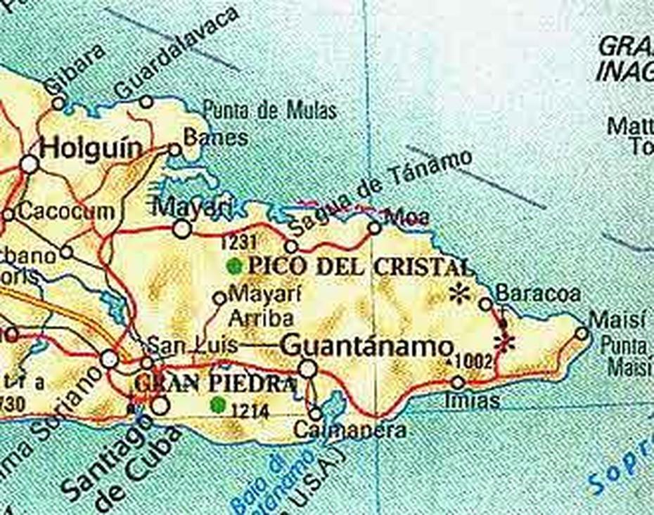 Banes Cuba Map, Banes, Cuba, Cuba Carte, Camaguey Cuba
