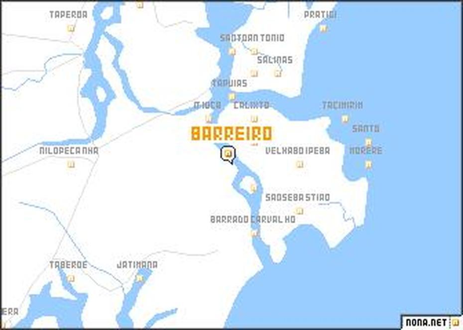 Barreiro (Brazil) Map – Nona, Barreiros, Brazil, Construction  Barrier, Barreiro Distrito