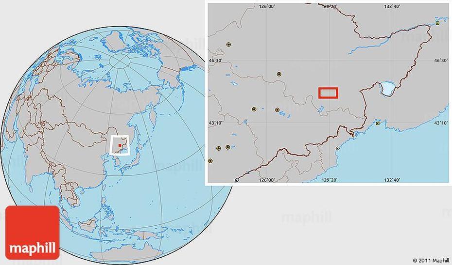 Of China With Cities, Of China Yunnan Province, Location , Mudanjiang, China