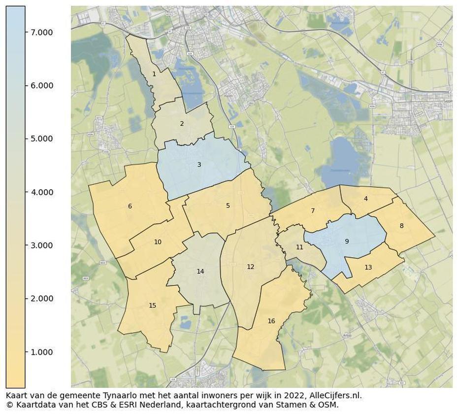 Gemeente Tynaarlo In Cijfers En Grafieken (Update 2022!) | Allecijfers.Nl, Tynaarlo, Netherlands, Detailed  Netherlands, Netherlands  Outline
