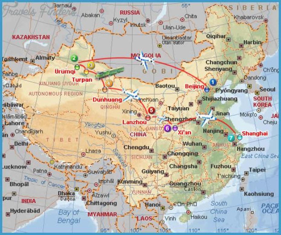 Lanzhou Map – Travelsfinders, Lanzhou, China, Lanzhou Airport, Gansu China