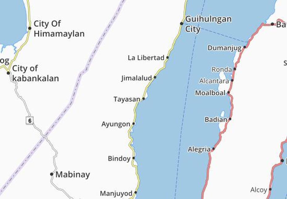 Map Of Tayasan – Michelin Tayasan Map – Viamichelin, Tayasan, Philippines, Manila  Detailed, Philippines Tourist