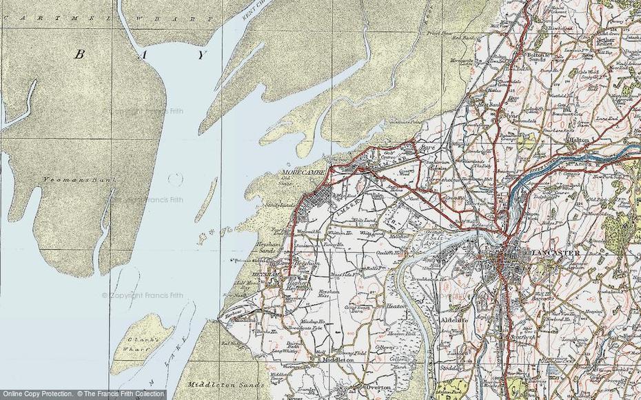 Of Morecambe Town Centre, Morecambe Beach, Francis Frith, Morecambe, United Kingdom