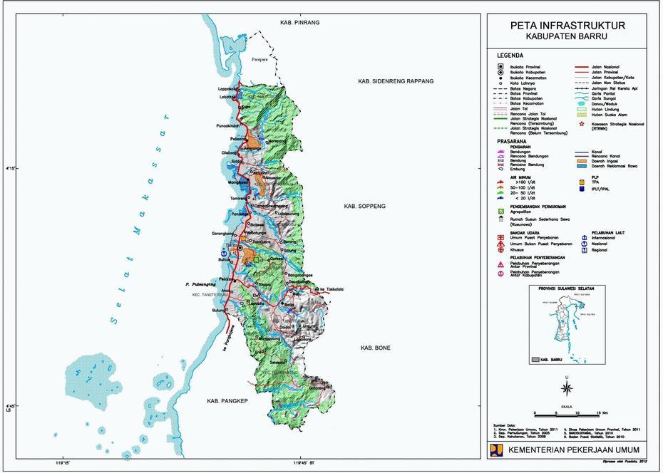 Peta Kabupaten Barru, Barru, Indonesia, Esti Ginzburg  Listal, Logo Kabupaten Barru