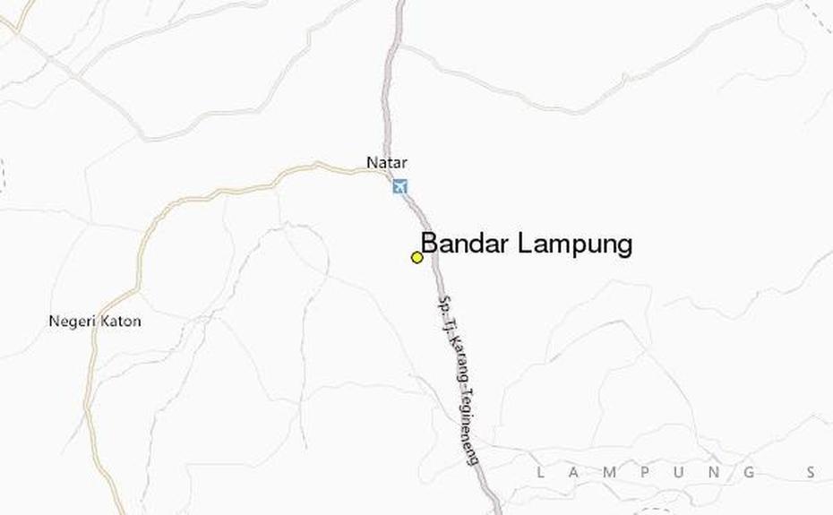 Peta Lampung, Universitas Bandar Lampung, Station Record, Bandar Lampung, Indonesia