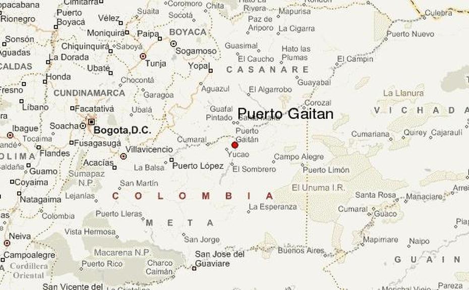 Puerto Gaitan Location Guide, Puerto Gaitán, Colombia, Jorge Eliecer Gaitan, Angélica Gaitán