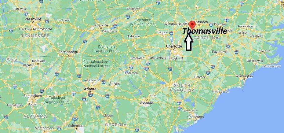 Where Is Thomasville North Carolina? What County Is Thomasville Nc In …, Thomasville, United States, Thomasville North Carolina, City  Of Thomasville Ga