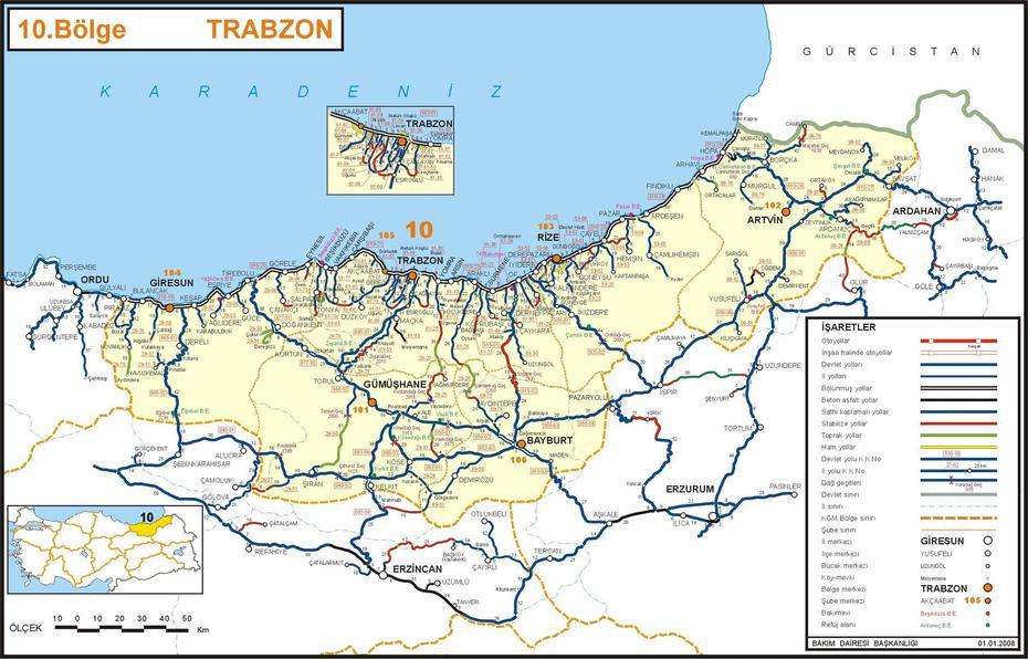 Trabzon Map, Trabzon, Turkey, Trabzon Sumela, Antalya On