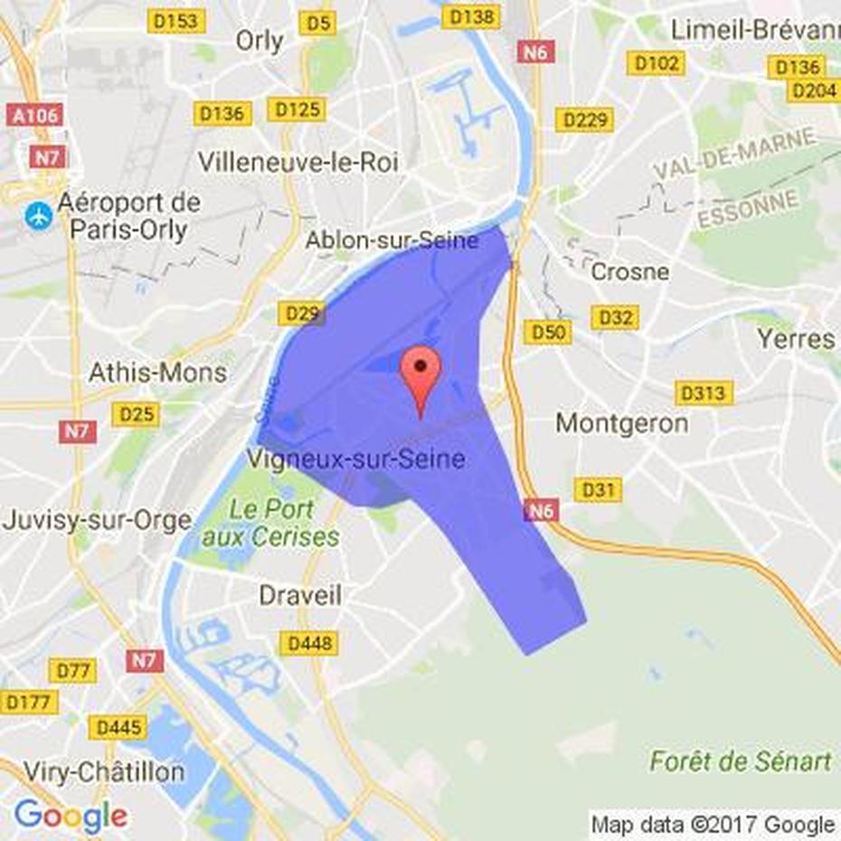 Artois France, Seine Sur La Carte, Immobilier, Vigneux-Sur-Seine, France