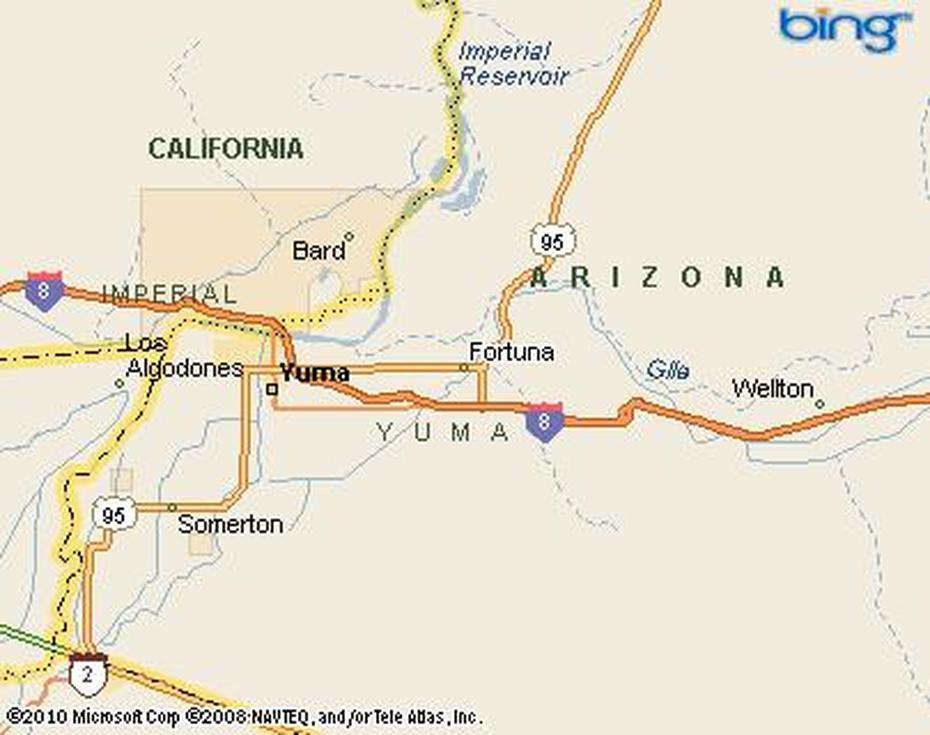 Fortuna Foothills, Arizona Area Map & More, Fortuna Foothills, United States, Gila Mountains  Az, Fortuna Hills Az