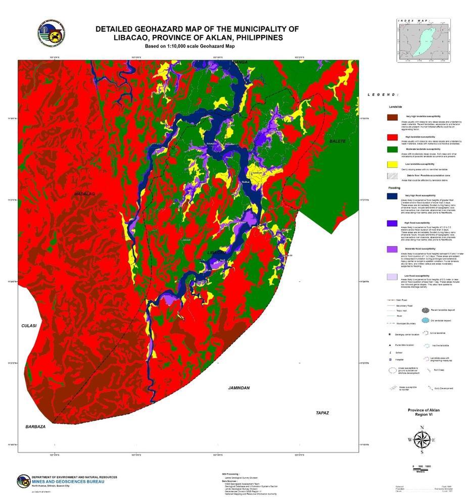 Geohazard Maps | Mgb6, Libacao, Philippines, Gloria Oriental Mindoro, Mansalay Oriental Mindoro