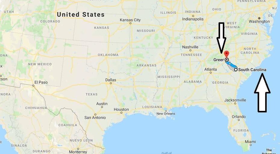 Where Is Greer South Carolina (Sc) Located Map? What County Is Greer …, Greer, United States, Greer Springs Missouri, North Carolina United States