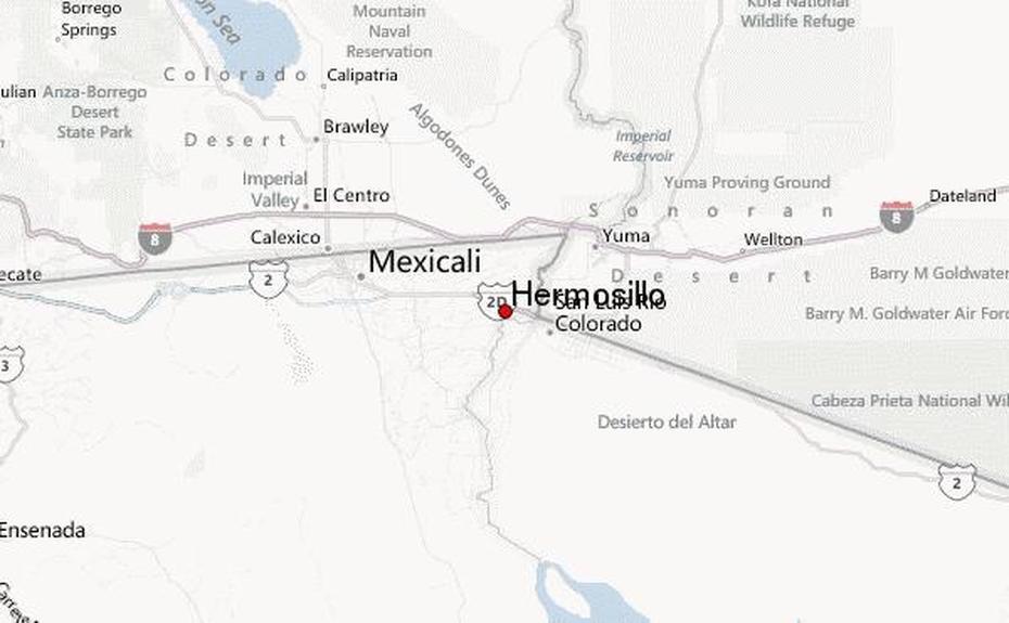 Guia Urbano De Hermosillo, Mexico, Hermosillo, Mexico, Mexico  With States, Northern Mexico