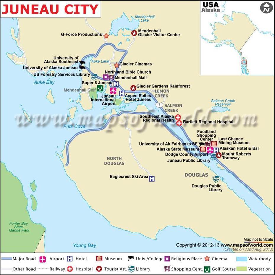 Juneau Airport, Juneau Alaska Summer, City , Juneau, United States