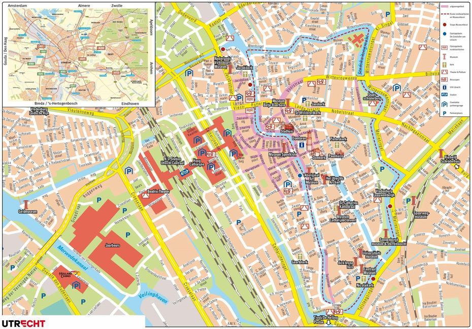 Large Utrecht Maps For Free Download And Print | High-Resolution And …, Utrecht, Netherlands, Netherlands City, Utrecht City