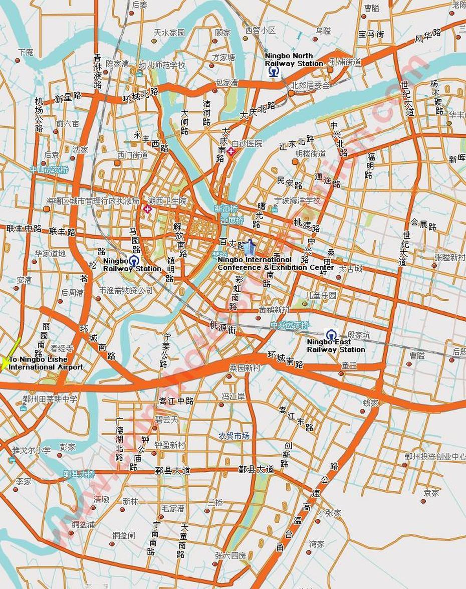 Ningbo China Map, Ningbo, China, Foshan China, Taizhou China