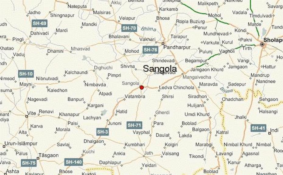Sangola Location Guide, Sāngola, India, Of Study Area, Pune India