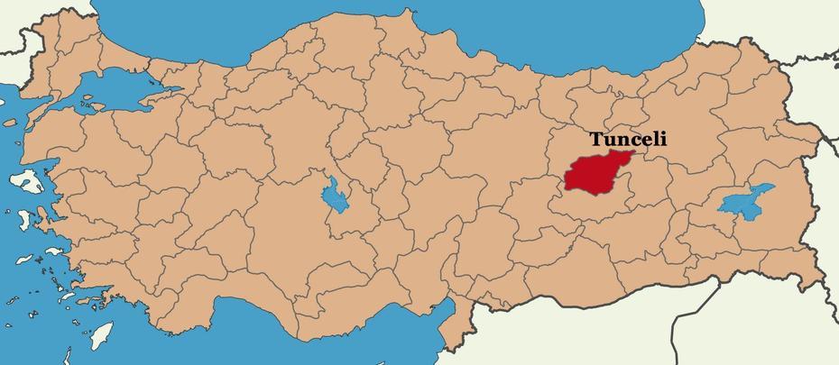 Tunceli Map – Turkey, Tunceli, Turkey, Dersim Turkey, Munzur Tunceli