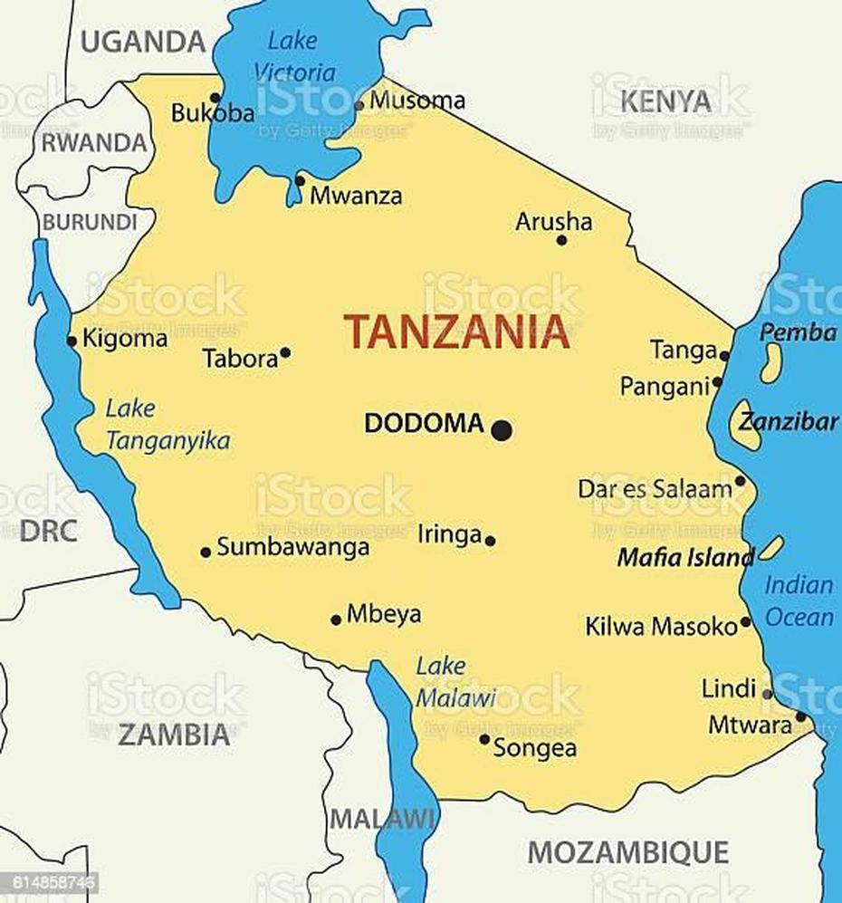 United Republic Of Tanzania Vector Map Stock Illustration – Download …, Ngudu, Tanzania, Road  Of Tanzania, Kilimanjaro Tanzania