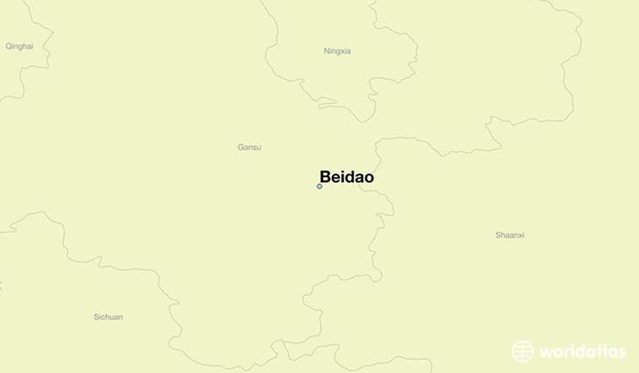 Where Is Beidao, China? / Beidao, Gansu Map – Worldatlas, Beidao, China, South China, China  Graphic