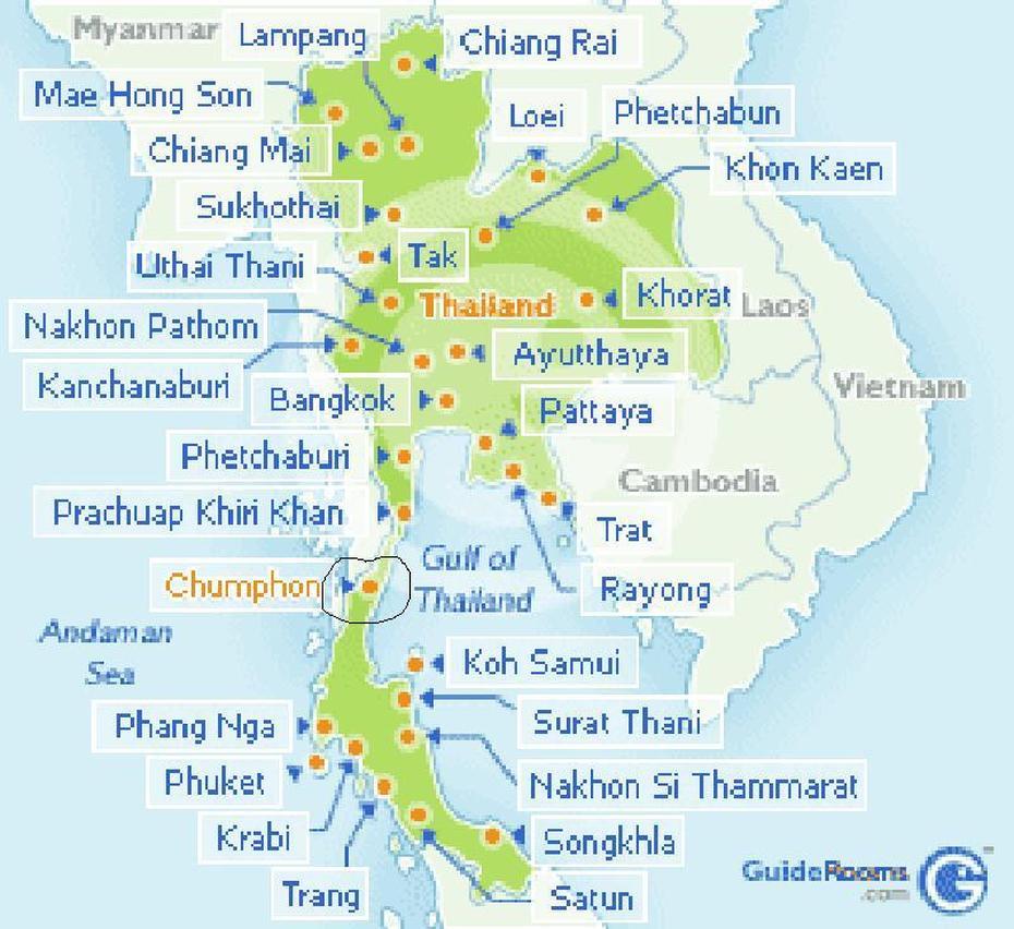 Buriram Thailand, Krabi,  Chumphon, Chumphon, Thailand