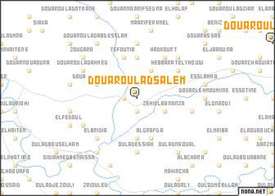 Douar Oulad Salem (Morocco) Map – Nona, Douar Oulad Hssine, Morocco, Morocco World, Marrakech Morocco