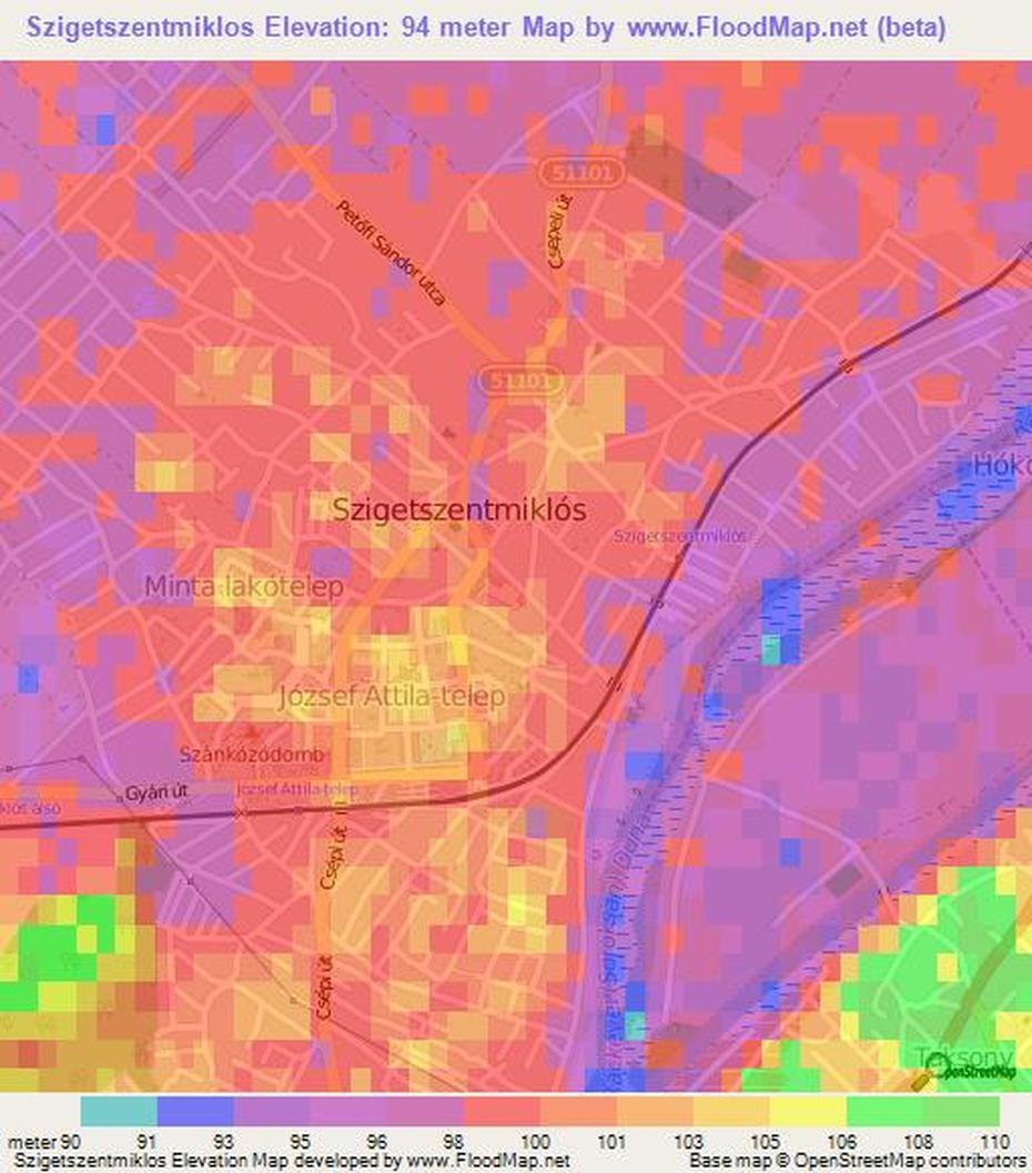 Elevation Of Szigetszentmiklos,Hungary Elevation Map, Topography, Contour, Szigetszentmiklós, Hungary, Rackeve Hungary, Weather Budapest Hungary