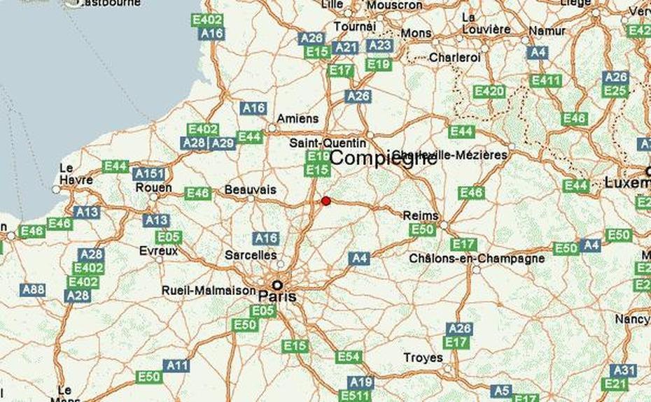 Guide Urbain De Compiegne, Compiègne, France, Chartres France, Oise