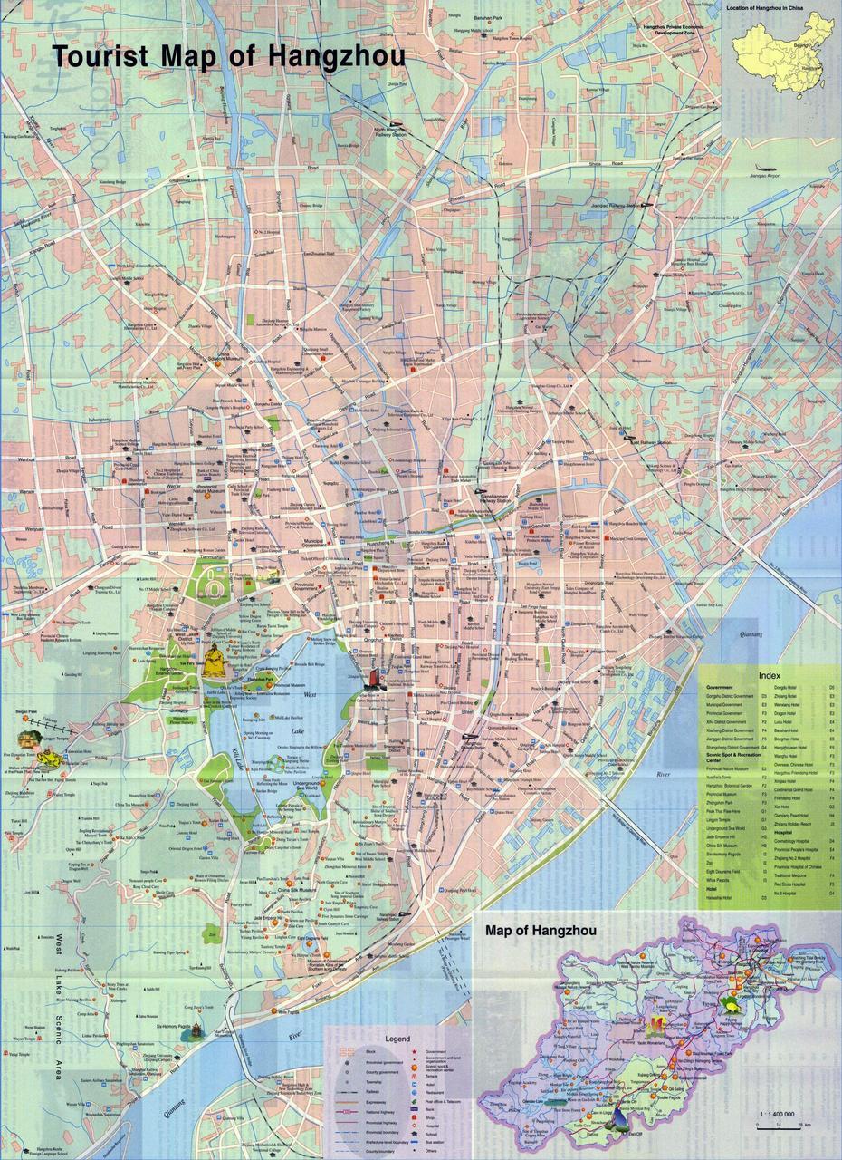 Large Hangzhou Maps For Free Download And Print | High-Resolution And …, Hangzhou, China, Hangzhou City China, West Lake Hangzhou China