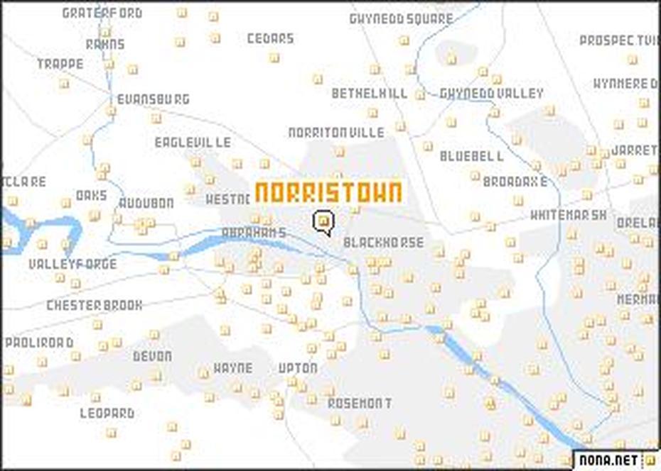Norristown (United States – Usa) Map – Nona, Norristown, United States, Chambersburg Pa, Norristown State Hospital