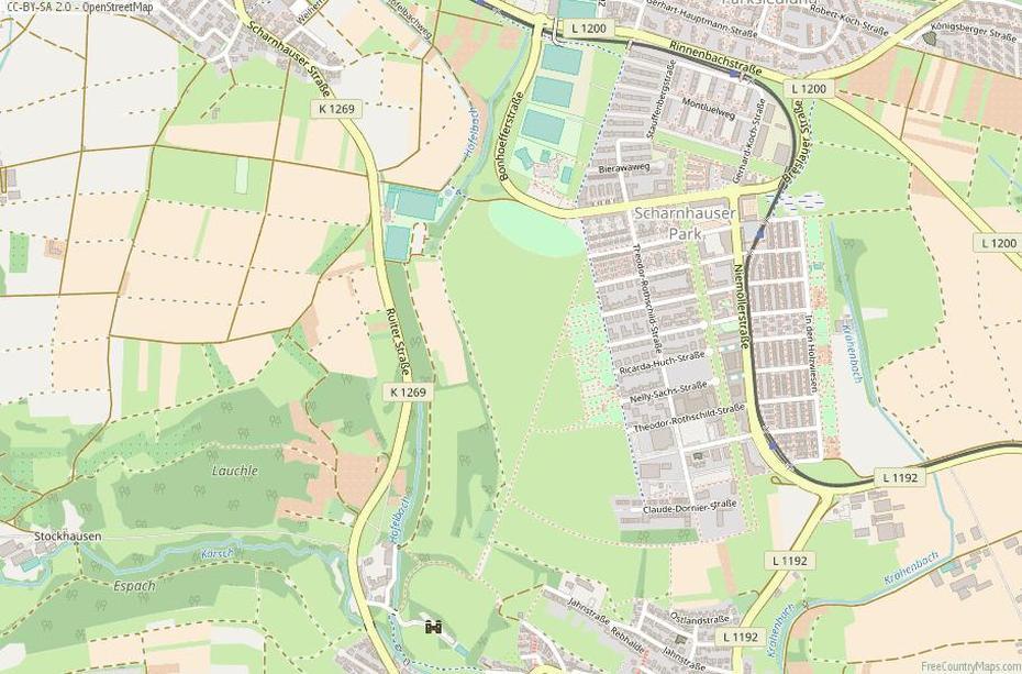 Ostfildern Map Germany Latitude & Longitude: Free Maps, Ostfildern, Germany, Nellingen Germany, Nellingen Kaserne Germany