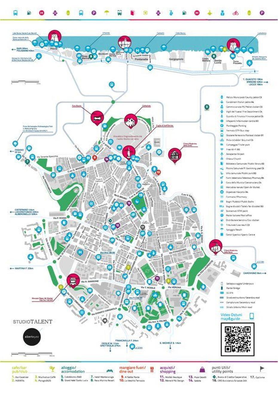 Ostuni Map 2013 By Alberto Zurlo, Via Behance | Map, Ostuni, Map Screenshot, Ostuni, Italy, Puglia  Food, Santa Lucia Italy