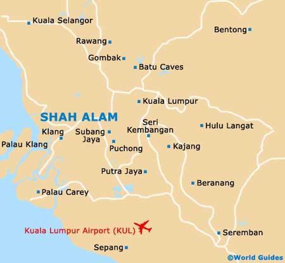 Shah Alam Maps And Orientation: Shah Alam, Selangor, Malaysia, Shah Alam, Malaysia, Shah Alam Park, Masjid Negeri Shah Alam