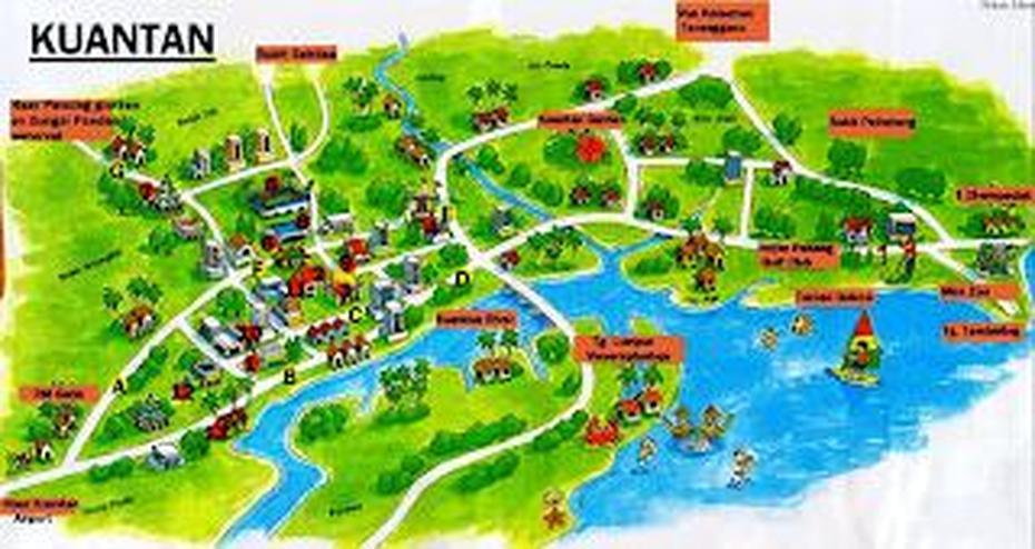 Simple Life In Kuantan: Town Map, Kuantan, Malaysia, Kuantan Malaysia Nightlife, Peta Kuantan