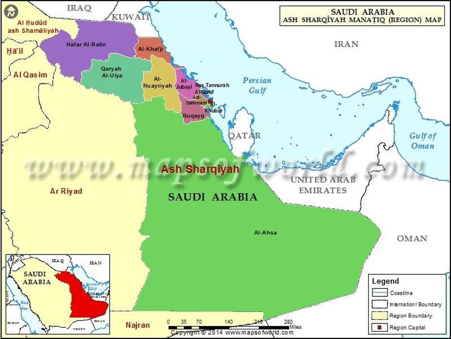 Ash Sharqiyah Map | Map Of Ash Sharqiyah Region (Mintaqah), Saudi Arabia, Ash Shinān, Saudi Arabia, Cities In Saudi Arabia, Saudi Arabia  With Cities