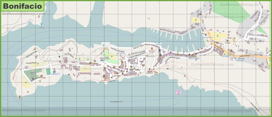 Detailed Map Of Bonifacio, Bonifacio, Philippines, Bonifacio High Street, Bonifacio Global City